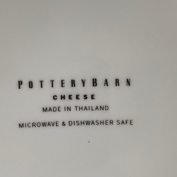 Pottery Barn Cheese Appetizer Cocktail Party Football Entertain Plates Set Of 4 - Picture 3 of 10